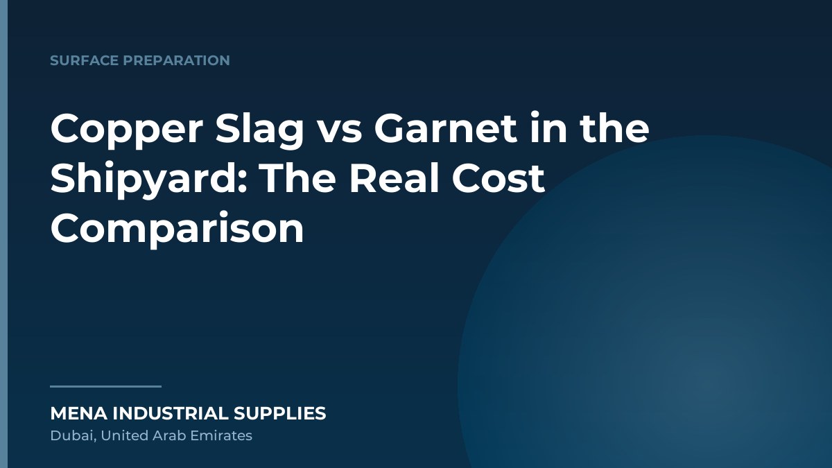 Copper Slag vs Garnet in the Shipyard: The Real Cost Comparison