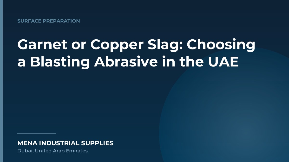 Garnet or Copper Slag: Choosing a Blasting Abrasive in the UAE