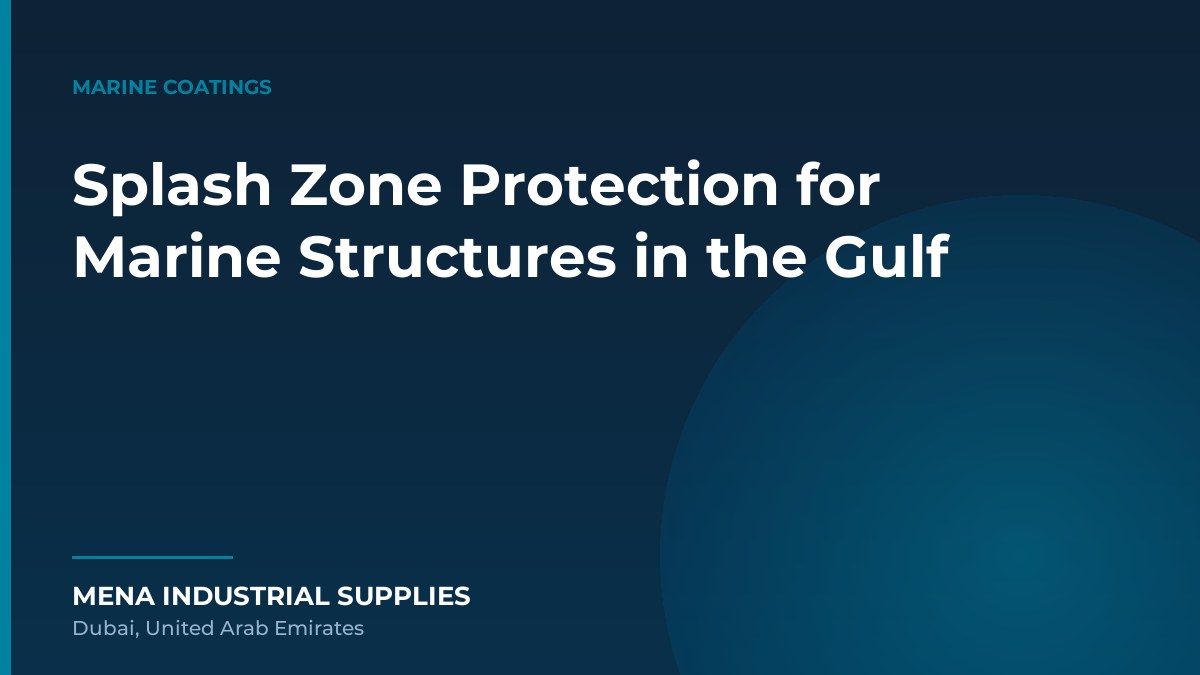 Splash Zone Protection for Marine Structures in the Gulf