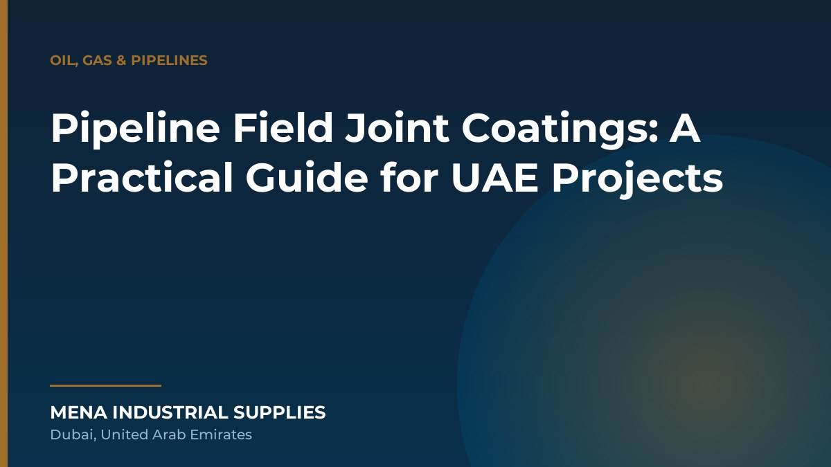 Pipeline Field Joint Coatings: A Practical Guide for UAE Projects