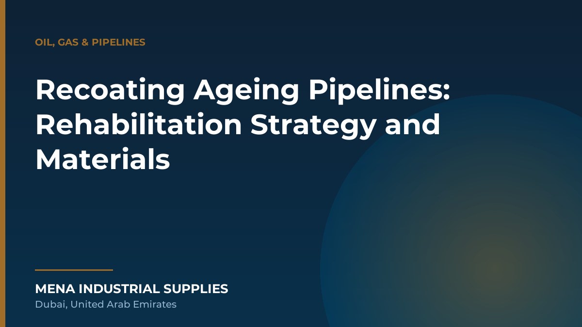 Recoating Ageing Pipelines: Rehabilitation Strategy and Materials