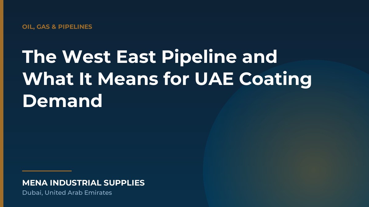 The West East Pipeline and What It Means for UAE Coating Demand
