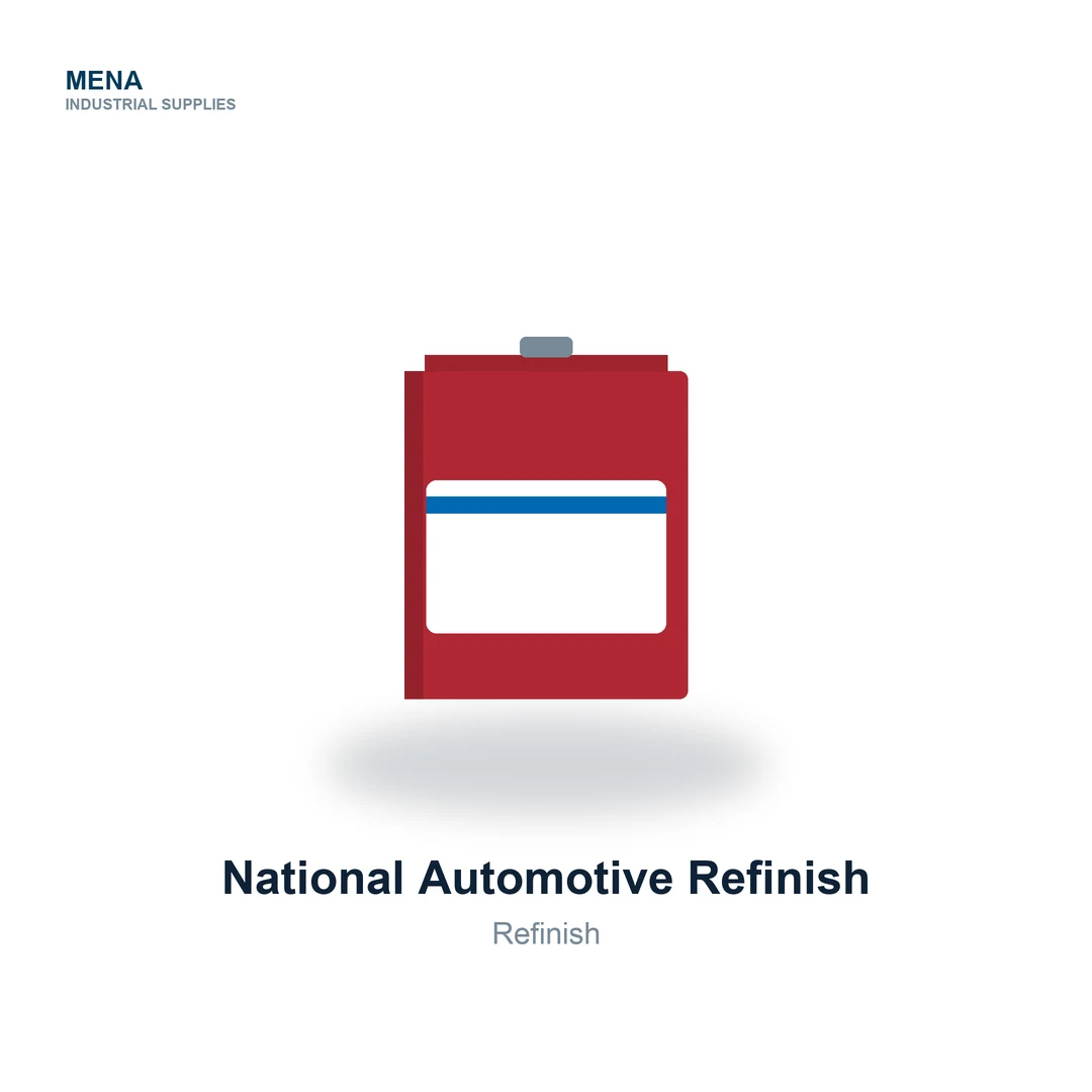 National Automotive Refinish by National Paints, supplied in Dubai by MENA Industrial Supplies