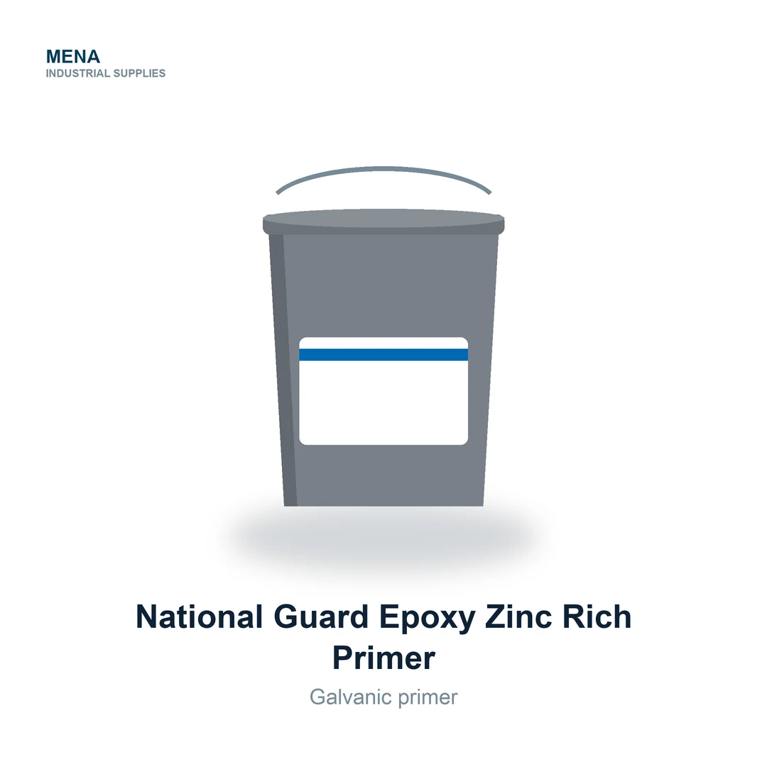 National Guard Epoxy Zinc Rich Primer by National Paints, supplied in Dubai by MENA Industrial Supplies