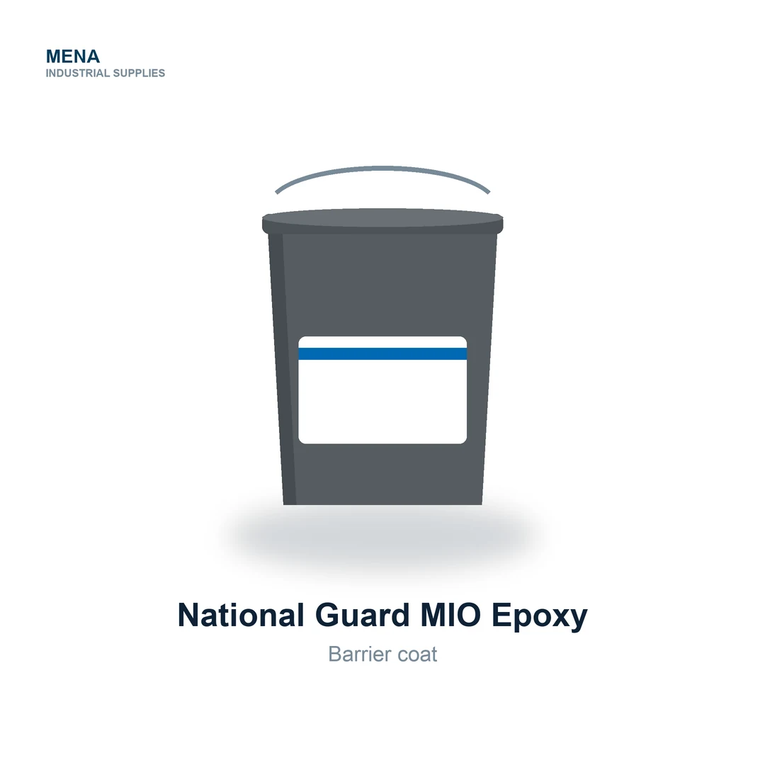 National Guard MIO Epoxy Intermediate by National Paints, supplied in Dubai by MENA Industrial Supplies