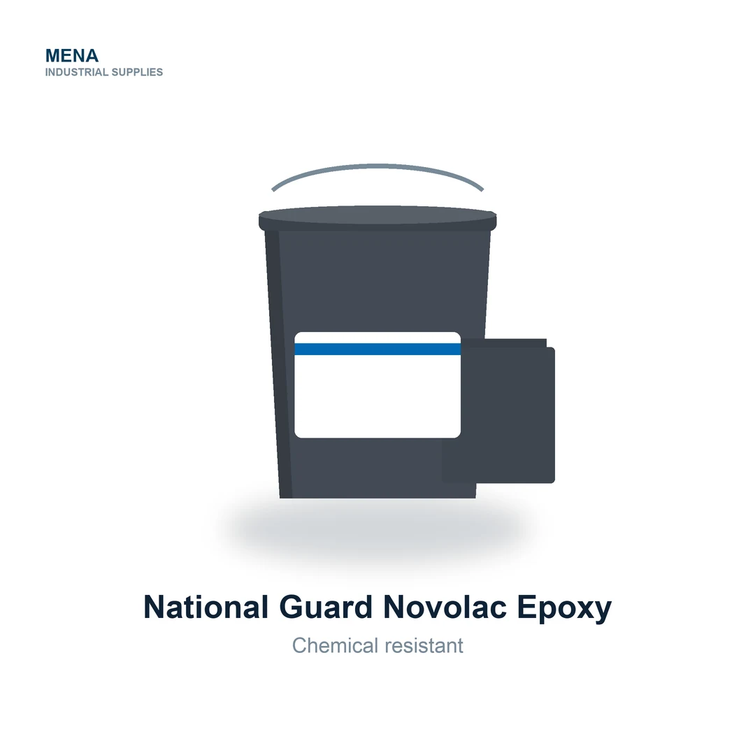 National Guard Novolac Epoxy by National Paints, supplied in Dubai by MENA Industrial Supplies