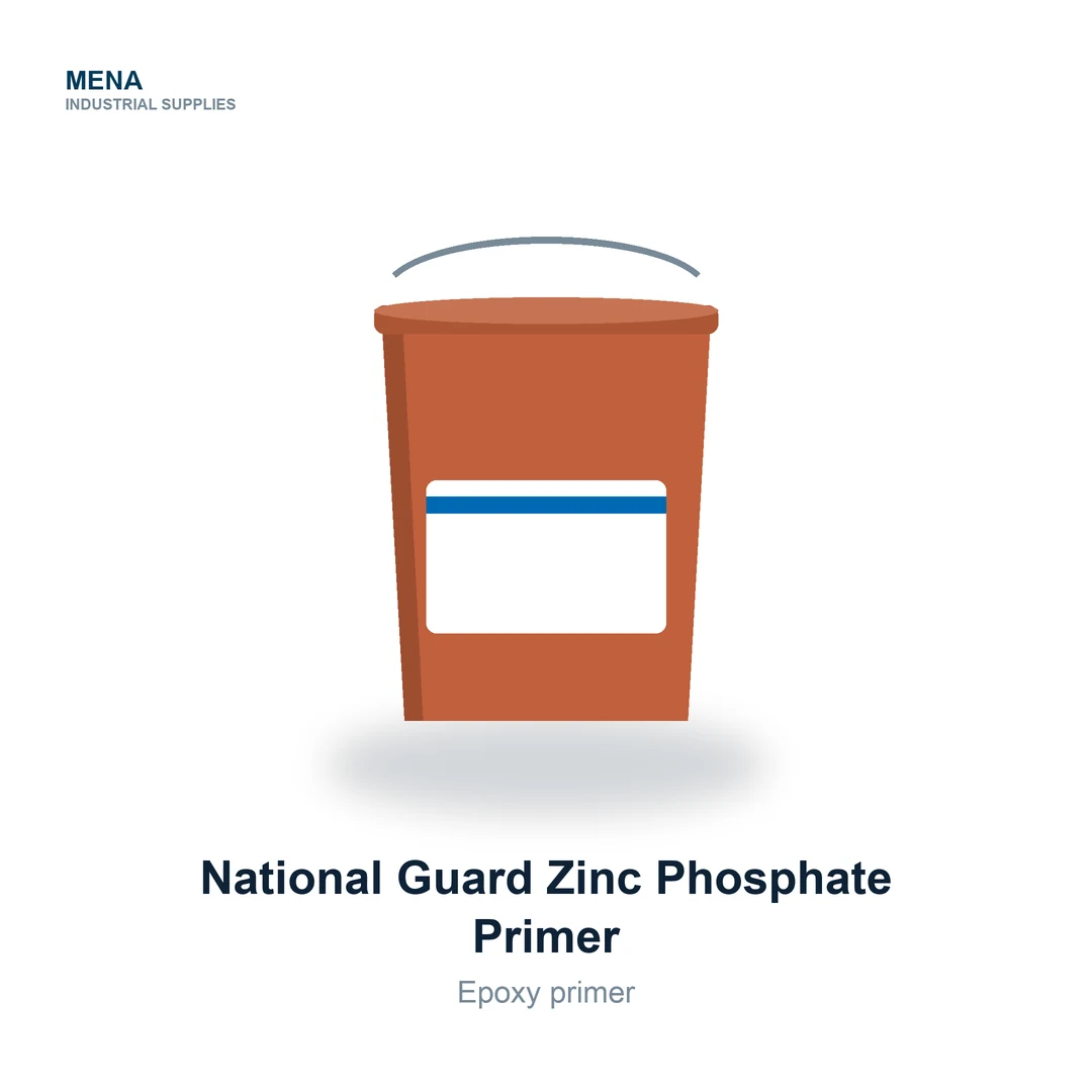National Guard Zinc Phosphate Epoxy Primer by National Paints, supplied in Dubai by MENA Industrial Supplies