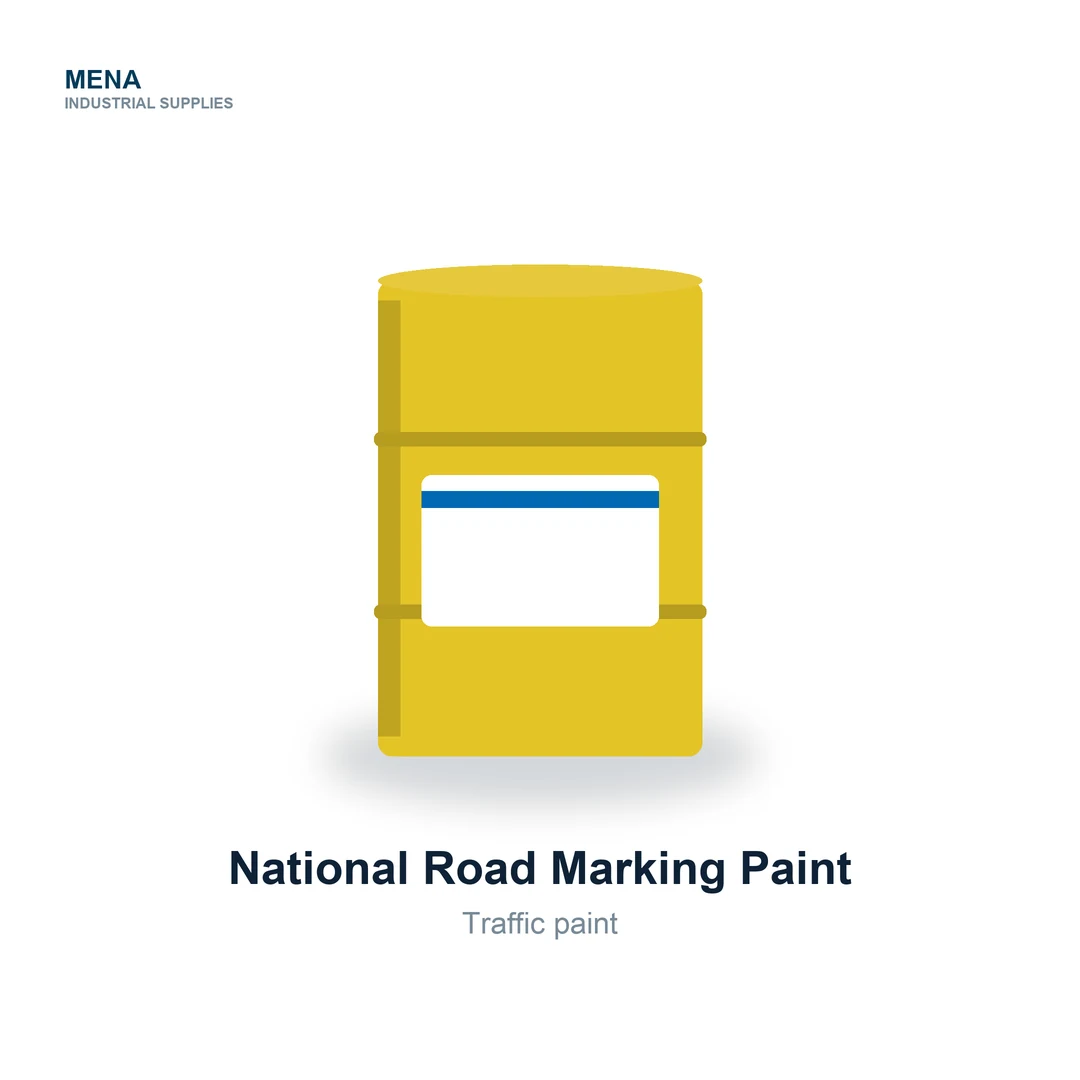 National Road Marking Paint by National Paints, supplied in Dubai by MENA Industrial Supplies
