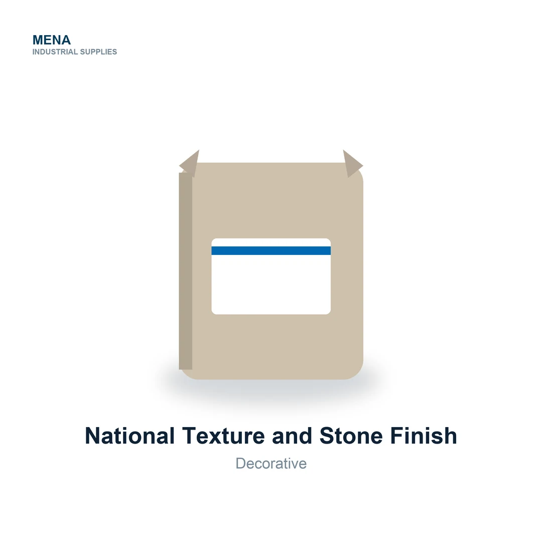 National Texture and Stone Finish by National Paints, supplied in Dubai by MENA Industrial Supplies