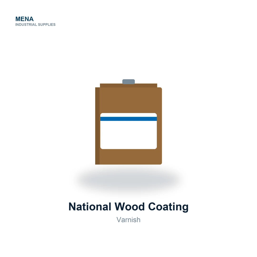 National Wood Coating and Varnish by National Paints, supplied in Dubai by MENA Industrial Supplies